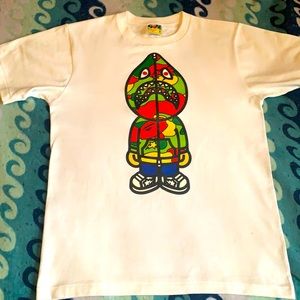 Men Clean Bape T-shirt worn once size small